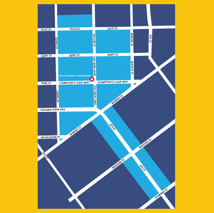 san francisco transgender district 1, map