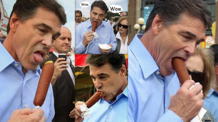 Rick Perry, corn dog