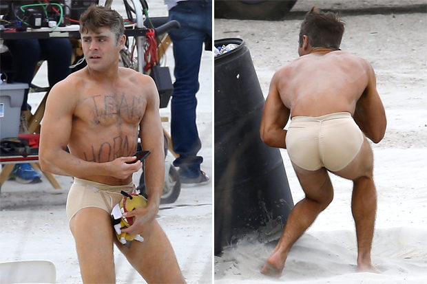 Zac Efron Shirtless