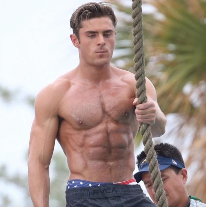 Zac Efron Shirtless