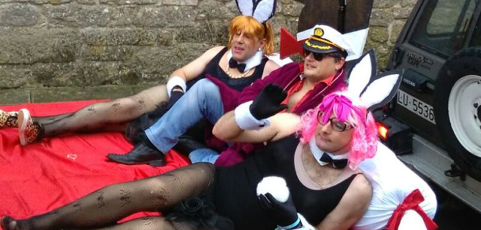 Priest Who Dressed Up as Hugh Hefner and Humped a Male Playboy Bunny Apologizes for Some Reason