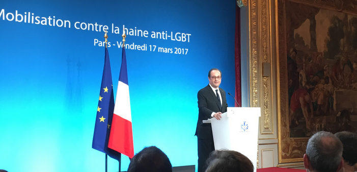 François Hollande accueille les associations LGBT à l’Elysée, à moins de deux mois de la fin de son mandat
