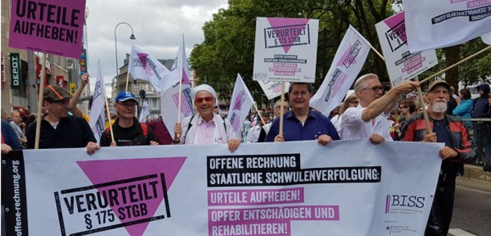 Le gouvernement allemand veut annuler les condamnations des homosexuels en raison du Paragraphe 175