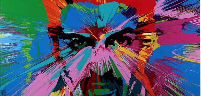 Un portrait de George Michael par l’artiste Damien Hirst vendu pour une fondation contre le sida