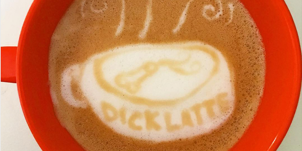 Esta cuenta de Instagram es toda una polla en un latte, todo el tiempo (NSFW)
