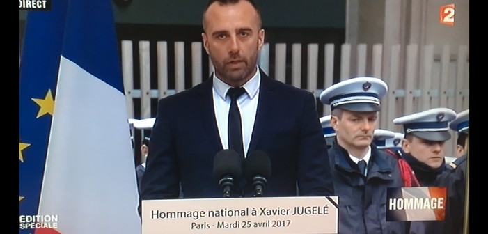 « Je t’aime »: revoir l’hommage de son compagnon à Xavier Jugelé, policier assassiné jeudi sur les Champs-Élysées