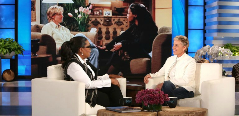 Ellen DeGeneres Celebrates Her Historical Coming Out with Oprah Winfrey and Laura Dern