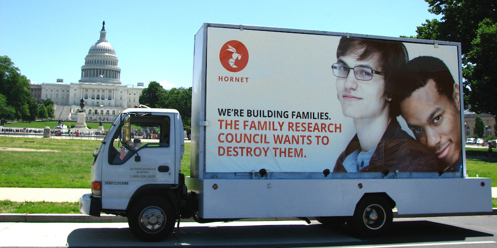 Hornet Is Going After Anti-LGBTQ Hate Groups in New National Billboard Campaign