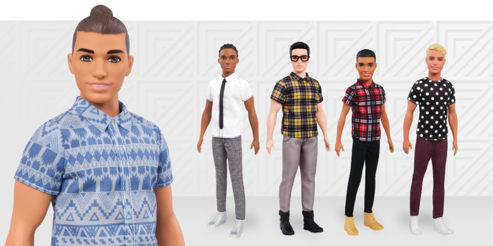 The New Line of Ken Dolls Features Dad Bods and Man Buns