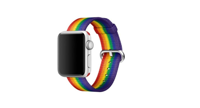 Apple rainbow wristband 02