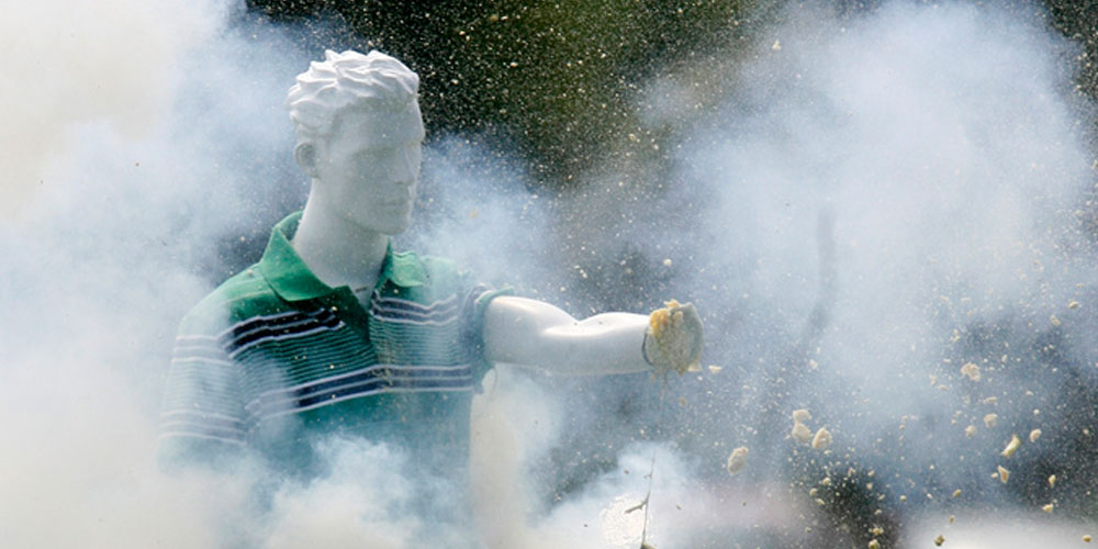 Watch These Mannequins Get Horribly Maimed by 4th of July Fireworks (Video)