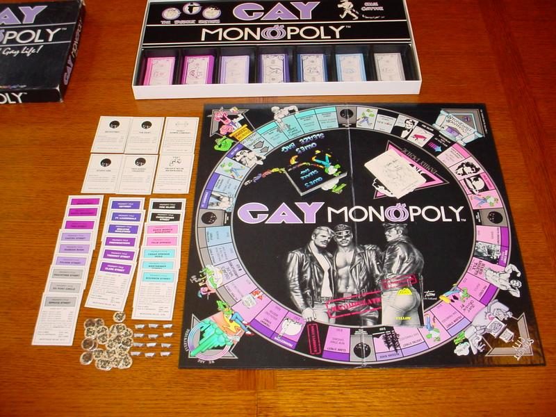 gay board games - gay monopoly