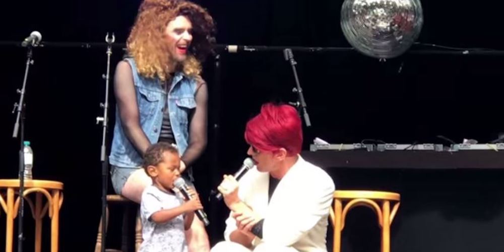 Watch this 2-Year-Old Make His Onstage Debut at a Drag Weekend Event