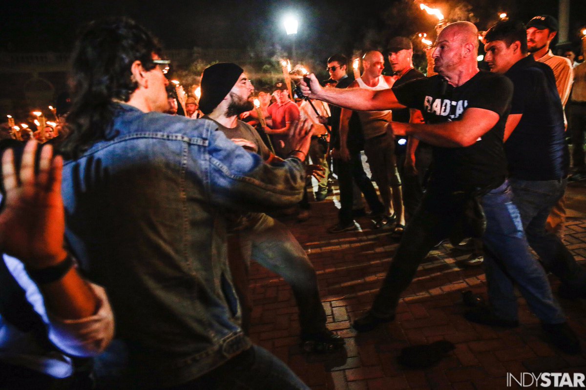 christopher cantwell arrested pepperspray
