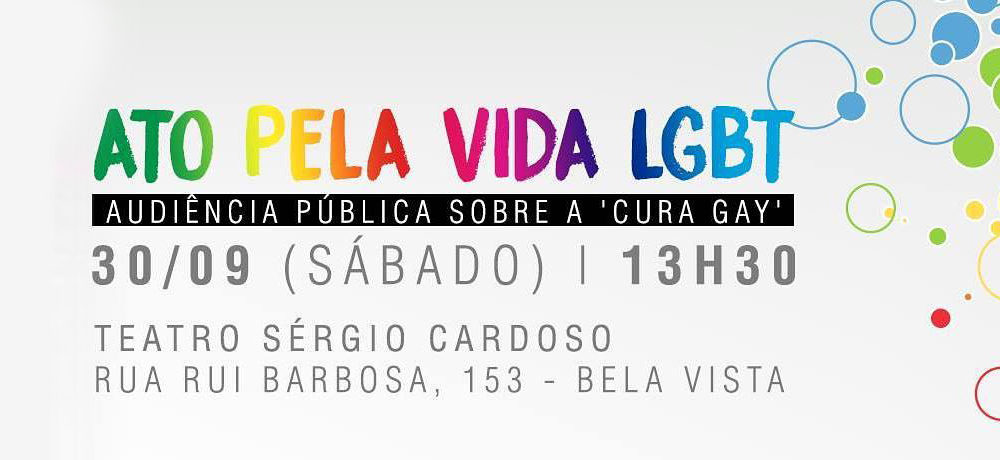 ILADH promove ato pela vida LGBT contra a cura gay
