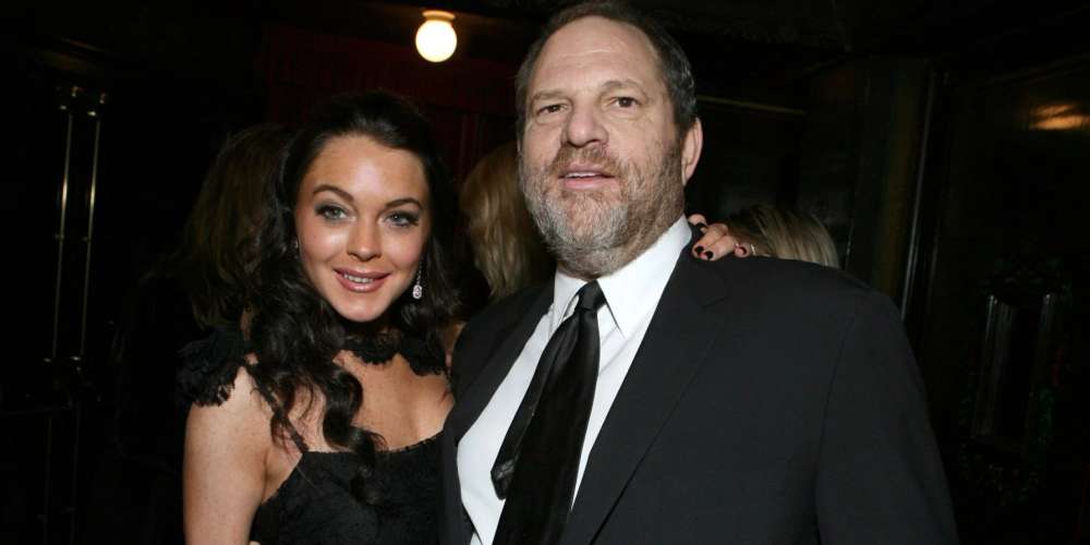 Lindsay Lohan pede que deixem o predador sexual Harvey Weinstein em paz