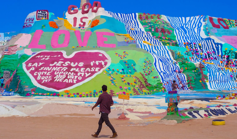 Palm springs pride salvation mountain
