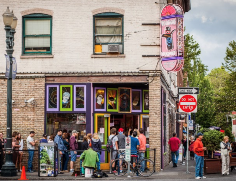 gay portland voodoo donuts