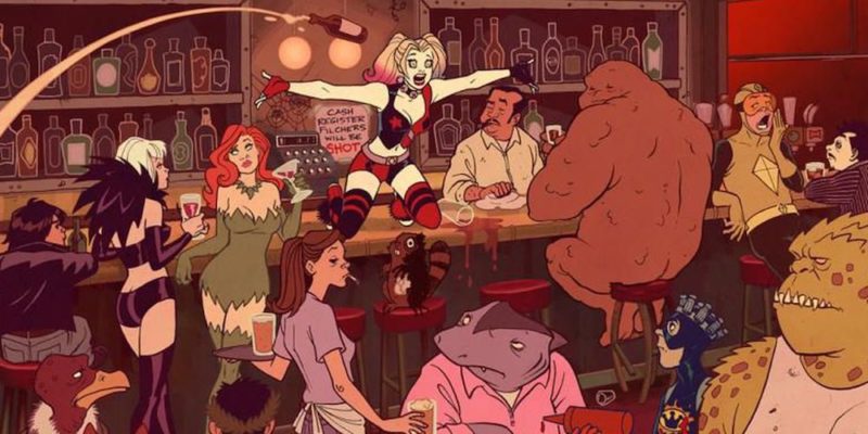 Harley Quinn show swamp thing dc universe dc streaming channel