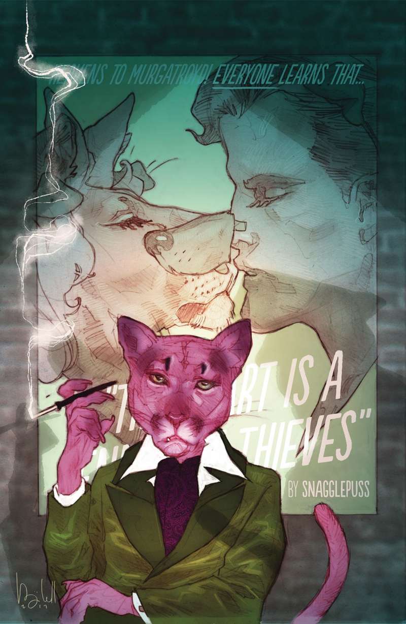 snagglepuss comic cover issue 2