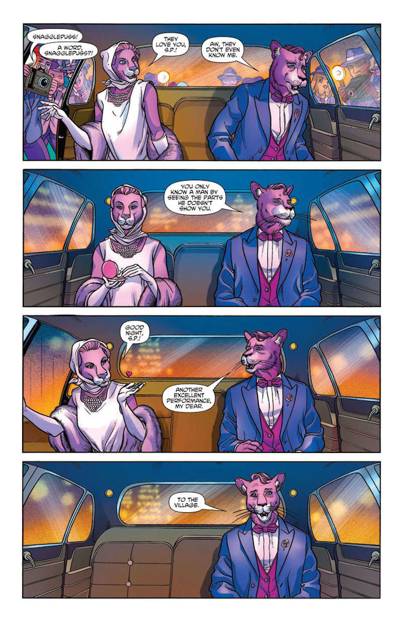 snagglepuss comic interior issue 1