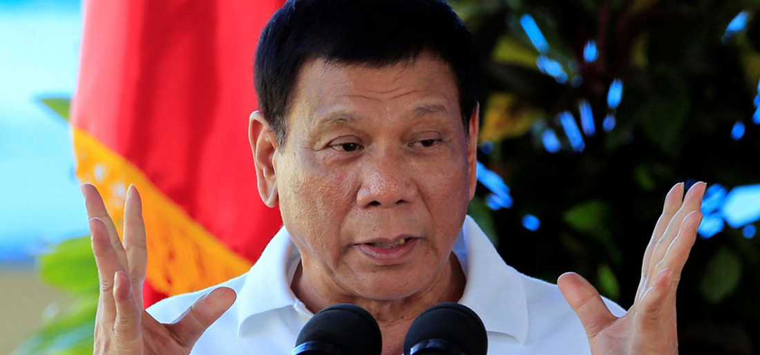 Presidente filipino Rodrigo Duterte se declara a favor de casamento igualitário