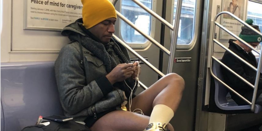 Thousands of Sexy New Yorkers Braved Freezing Temps for ‘No-Pants Subway Ride’ 2018 (Photos)