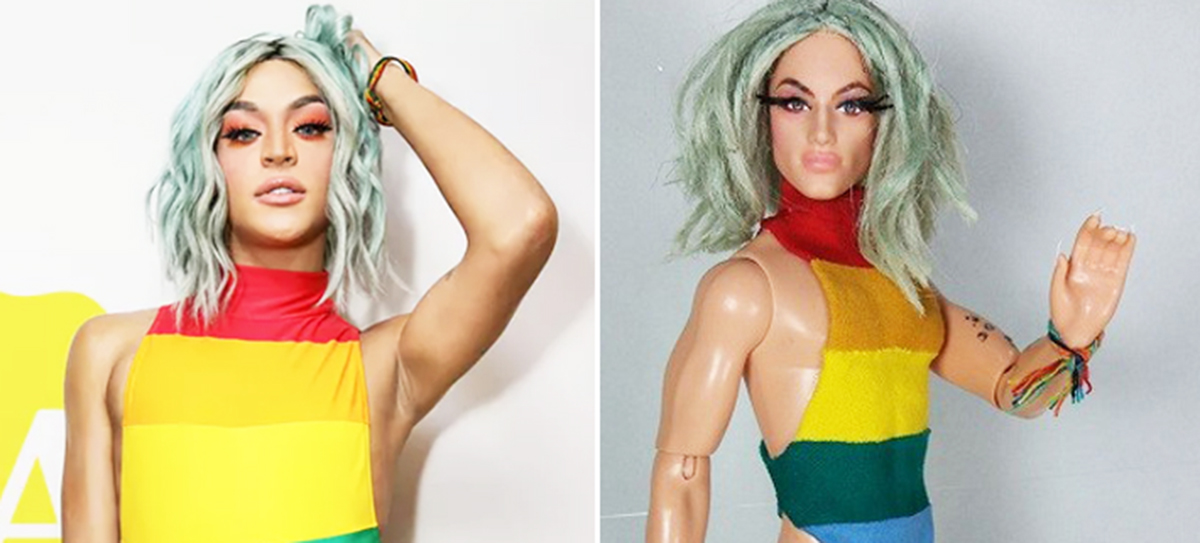 Designer transforma boneco Ken em Pabllo Vittar