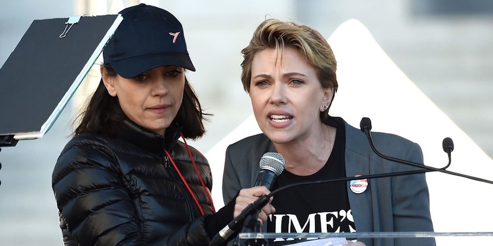 Scarlett Johansson Called Out James Franco at Yesterday’s Women’s March: ‘I Want My Pin Back’