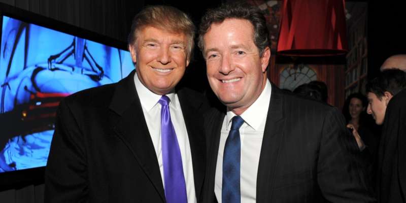 piers morgan donald trump idiot piers morgan