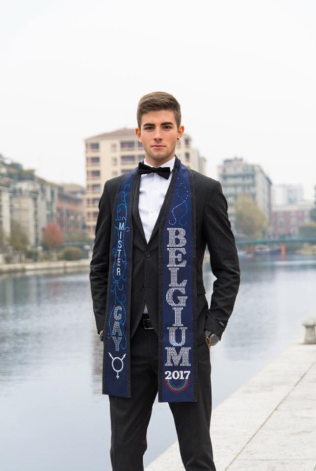 Mr Gay Belgium award scarf