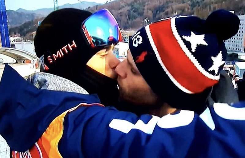 Gus Kenworthy kiss 02