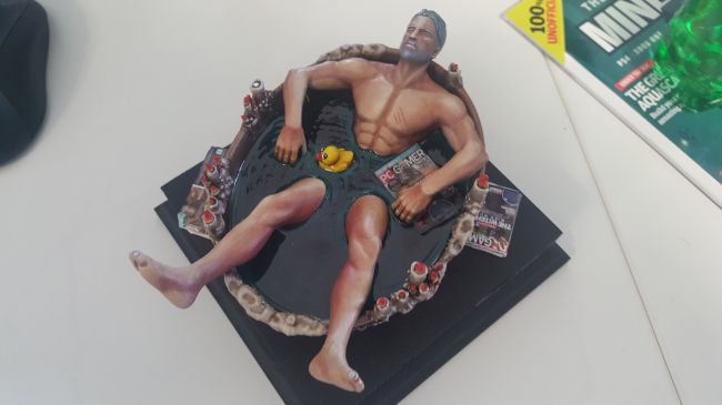 geralt bathtub statue pc gamer