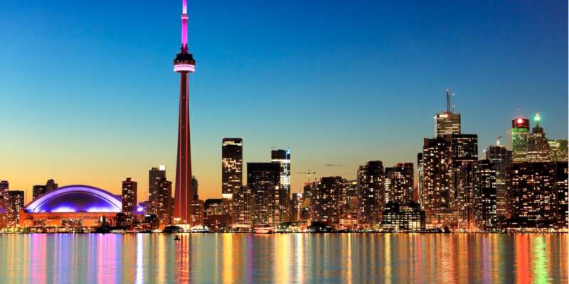 gay travel destinations canada toronto skyline