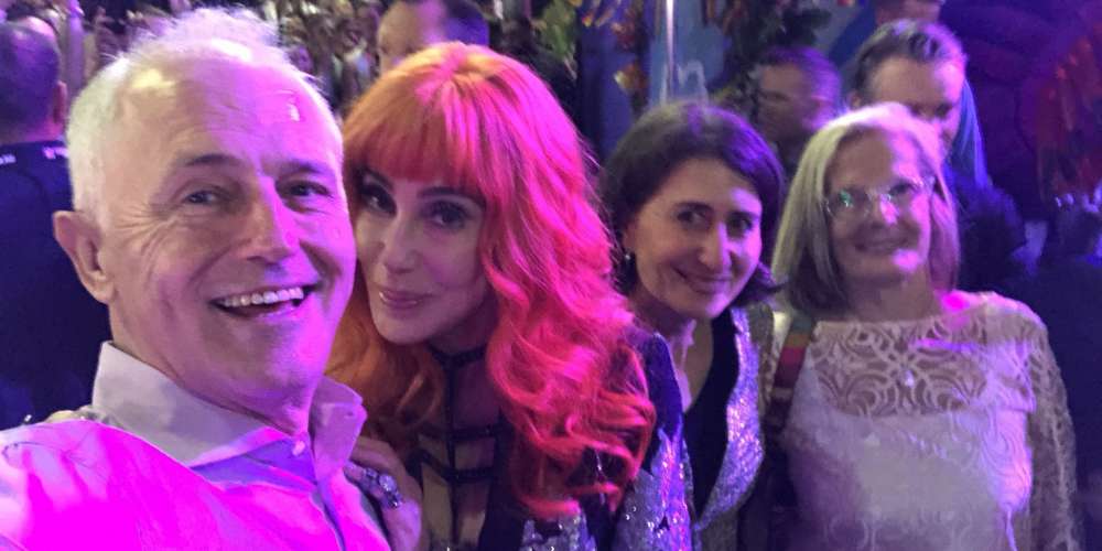Cher Took a Picture With the Aussie PM at Sydney Gay Mardi Gras, and Her Fans Weren’t Happy