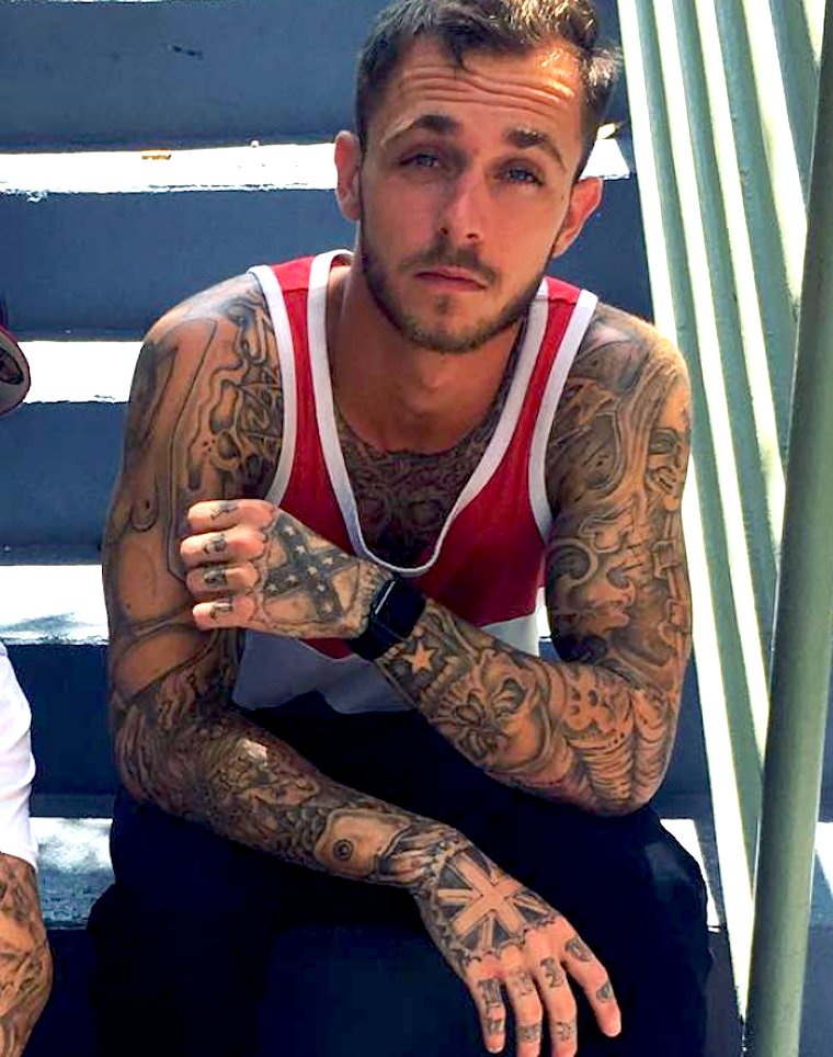 Brian Michaels racist tattoos