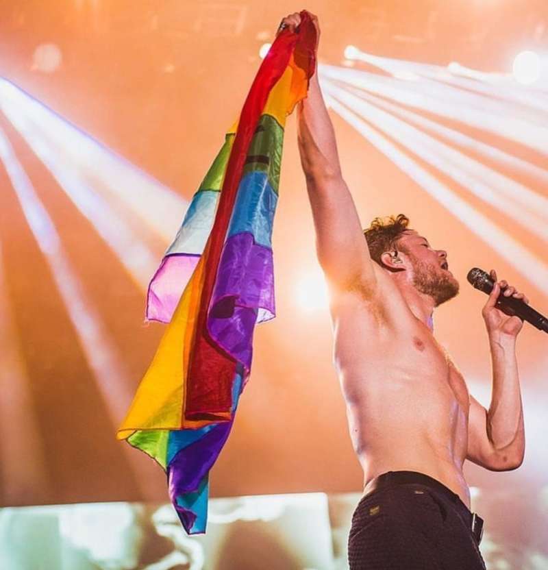 dan reynolds lgbt pride flag