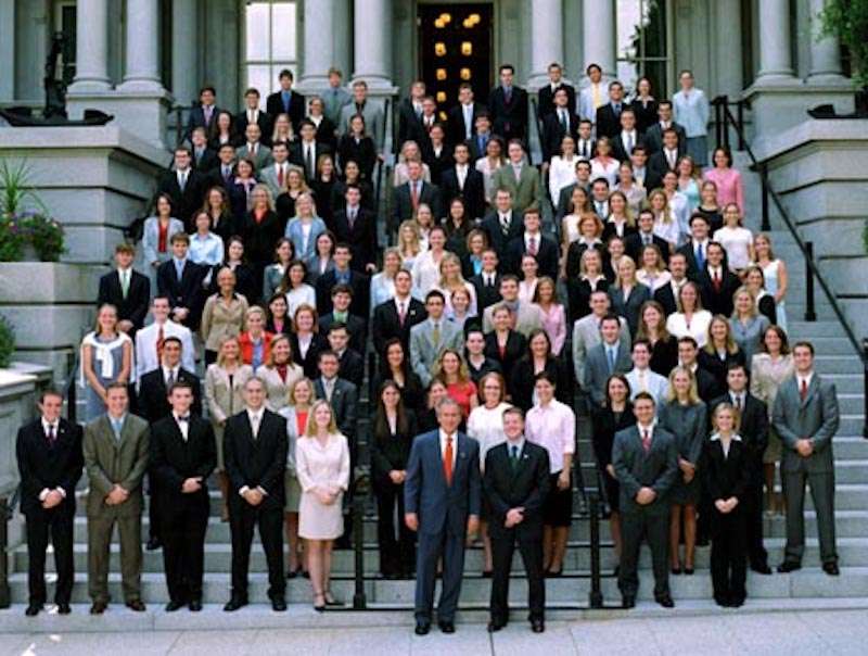 white house interns george w. bush