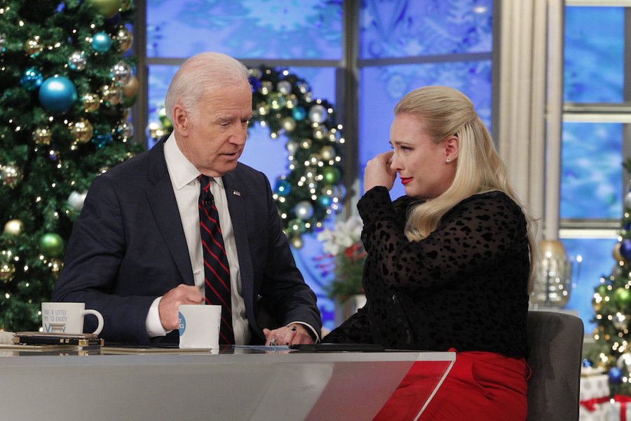 meghan mccain joe biden the view