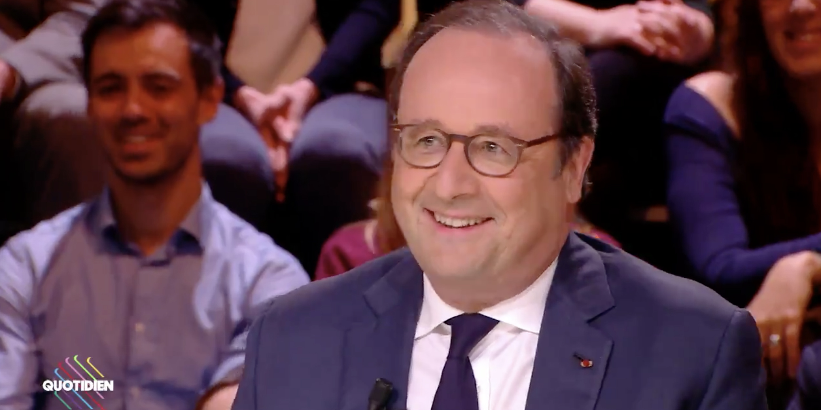 « Emmanuel Macron est passif dans le couple », la drôle de blague de François Hollande à propos de Macron et Trump