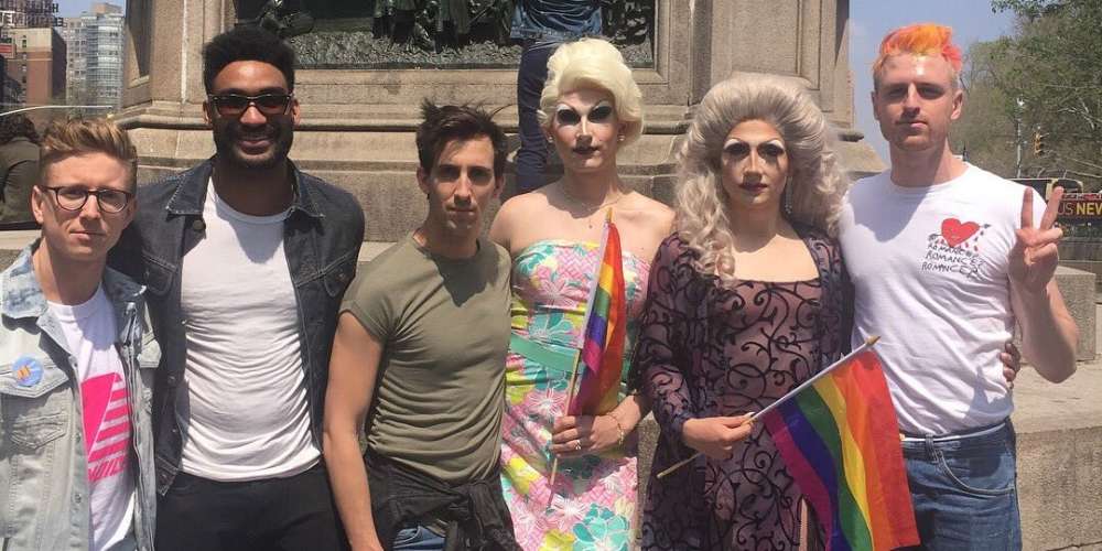 Queer Celebs Including Milk and Tyler Oakley Speak Out in NYC Against Chechnya Violence
