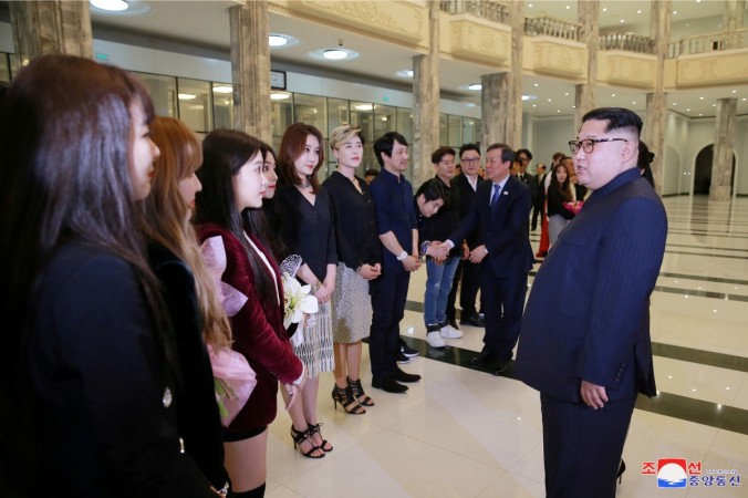 k-pop in north korea kim jong-un red velvet