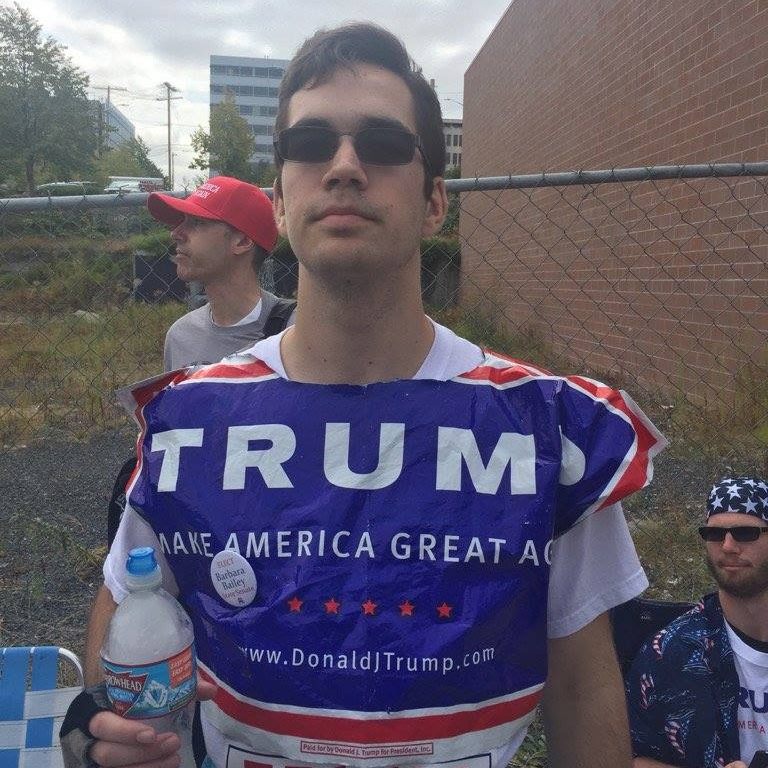 luke mahler alt-right fail anti-fascist sign