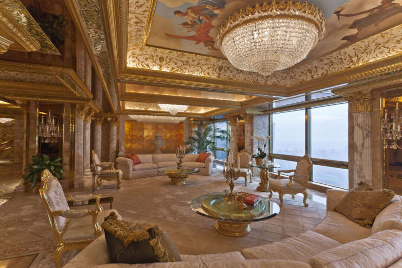 donald trump twitter account nyc penthouse