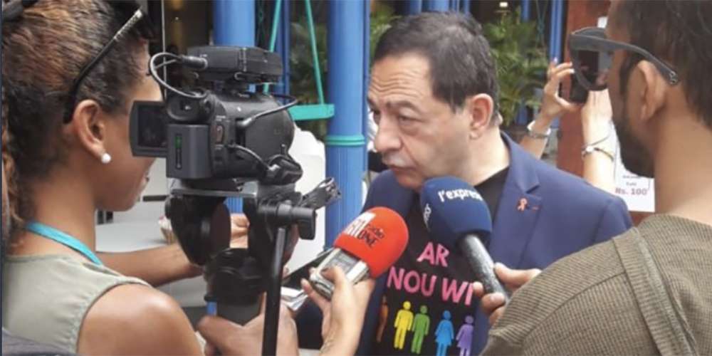 Malgré le deuil, Jean-Luc Roméro-Michel est allé soutenir la Pride de l’île Maurice