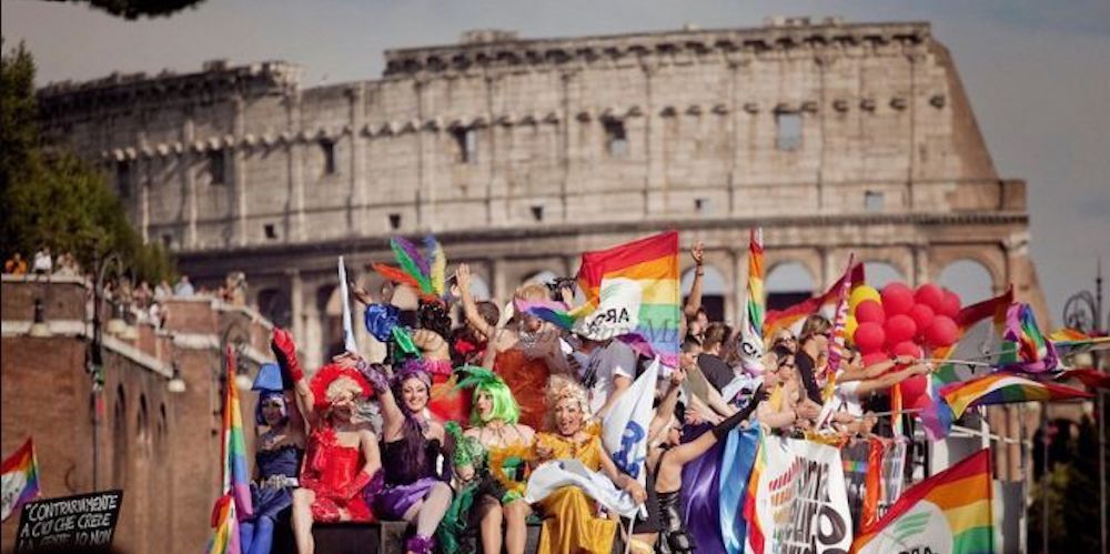 Rome Pride 2018 Brought Nearly Half a Million People to Party in Front of the Coliseum