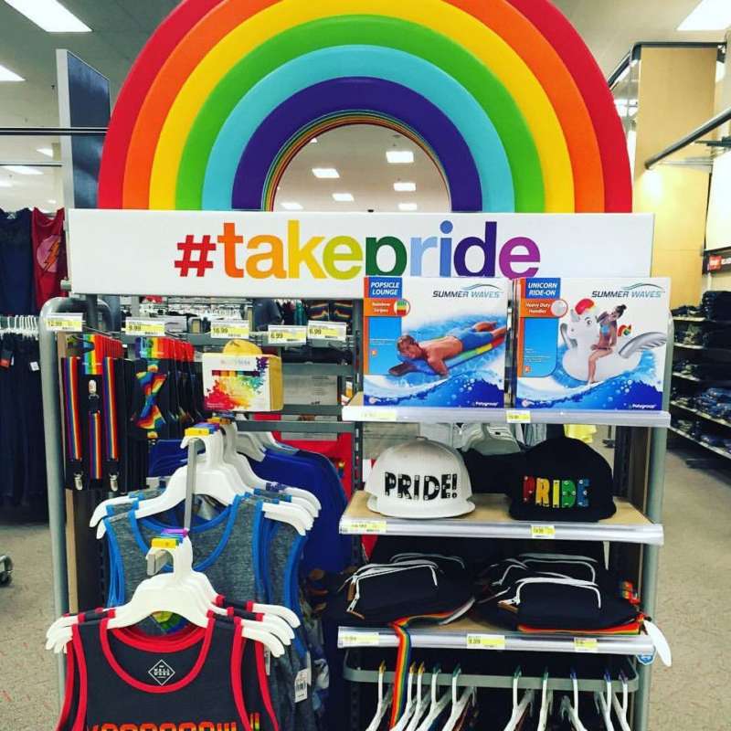 target pride display Target's LGBTQ Support