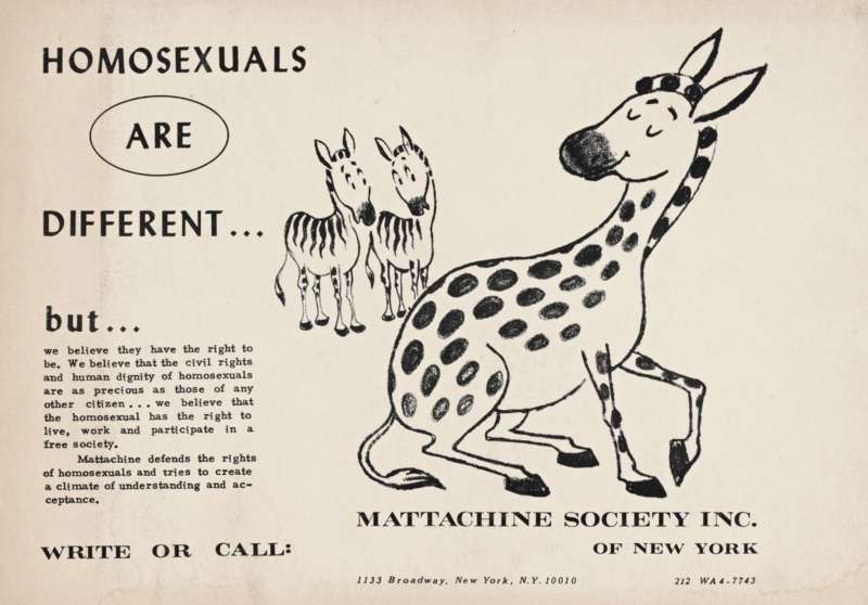 mattachine society poster