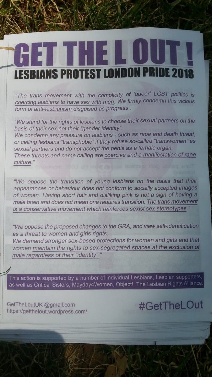 Pride in London flyer