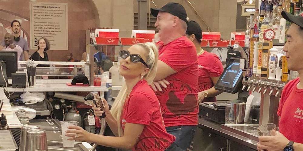 Lady Gaga Fans Are Freaking Out Over a Recent Waitressing Gig at Her Dad’s New Restaurant